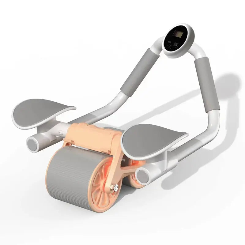 Automatic Rebound Ab Abdominal Exercise Roller Wheel - Core Strength Trainer, Ab Workout Equipment, Dual Wheel Design, Fitness Home Gym Exercise Tool for Abs, Core