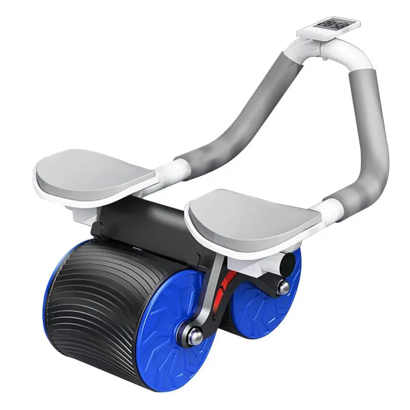 Automatic Rebound Ab Abdominal Exercise Roller Wheel - Core Strength Trainer, Ab Workout Equipment, Dual Wheel Design, Fitness Home Gym Exercise Tool for Abs, Core