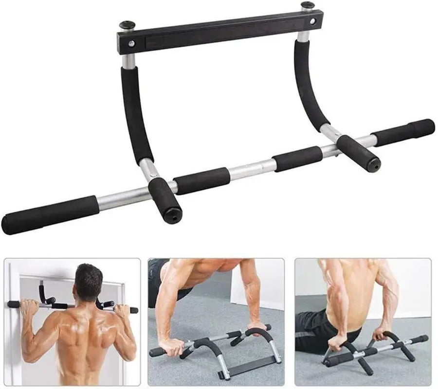 Wall Mounted Pull up Bar, 1 Piece Chin-Up Trainer, Home Workout Fitness Equipment, Abs Back Biceps and Shoulders Workout, Multifunctional Strength Training Equipment, Home Exercise for Men and Women, Home Gym, Gymtok