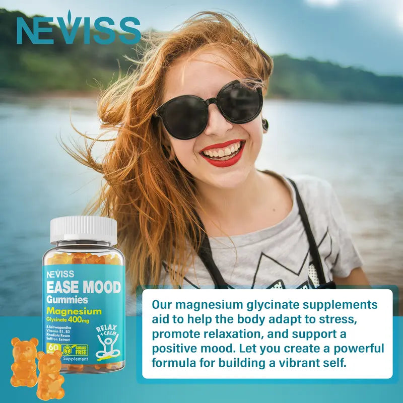 Sugar Free Magnesium, Vegetarian, Malate, Citrate for Muscles, Nerves, Energy,Quaility Sleep,