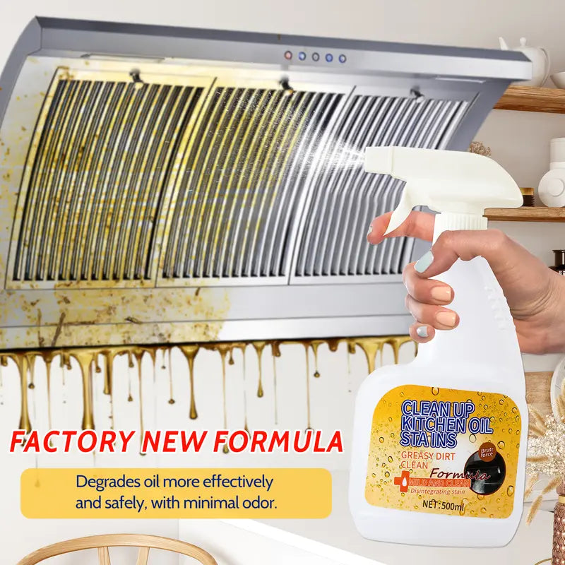 Kitchen Cleaner Hood Cleaner Kitchen Degreaser Remove Limescale and Grease Multi-Purpose Cleaning Spray Household