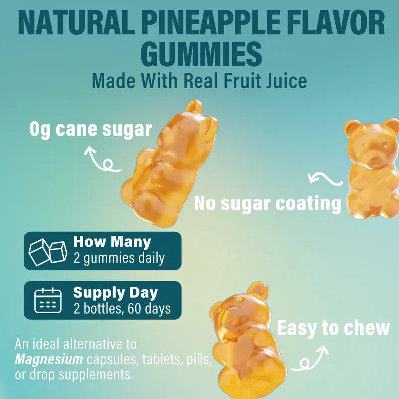 Sugar Free Magnesium, Vegetarian, Malate, Citrate for Muscles, Nerves, Energy,Quaility Sleep,
