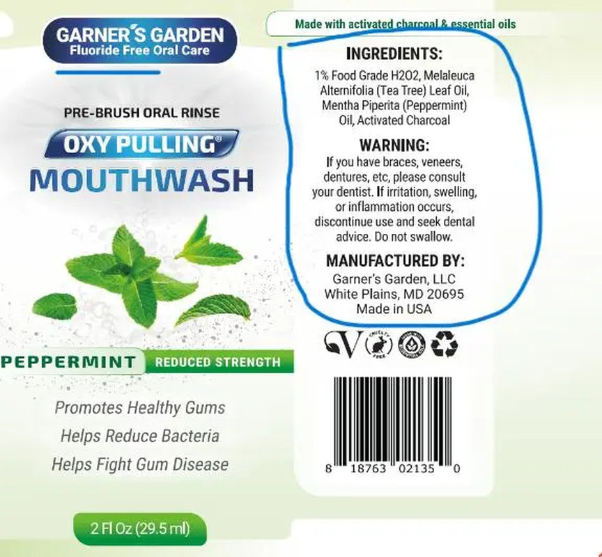 Garner'S Garden Oral Care Trio with Toothpaste or Tooth Powder and Mouthwash