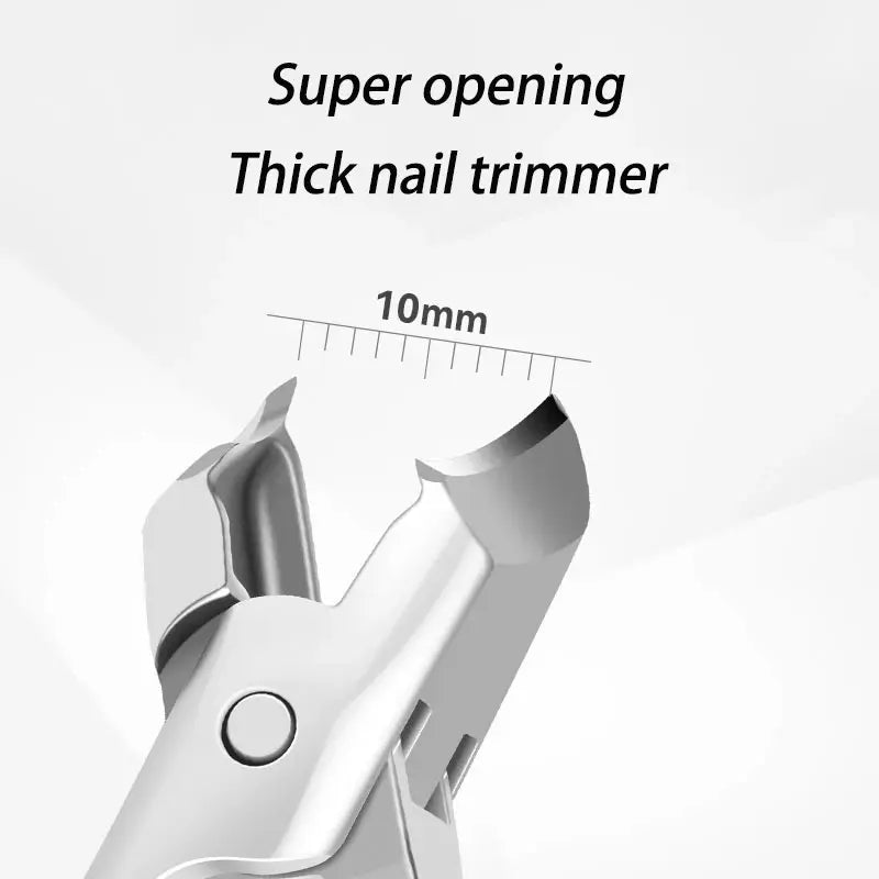 Nail Clippers and Nail Files Set, Ultra Wide Jaw Opening Nail Clipper Set, Ultra Sharpstainless Steel Nail Clippers for Tough Nails,Toenail Clippers with Safety Lock,Clippers for Fingernails Toenails, Pedicure, Men &Women Nail Care