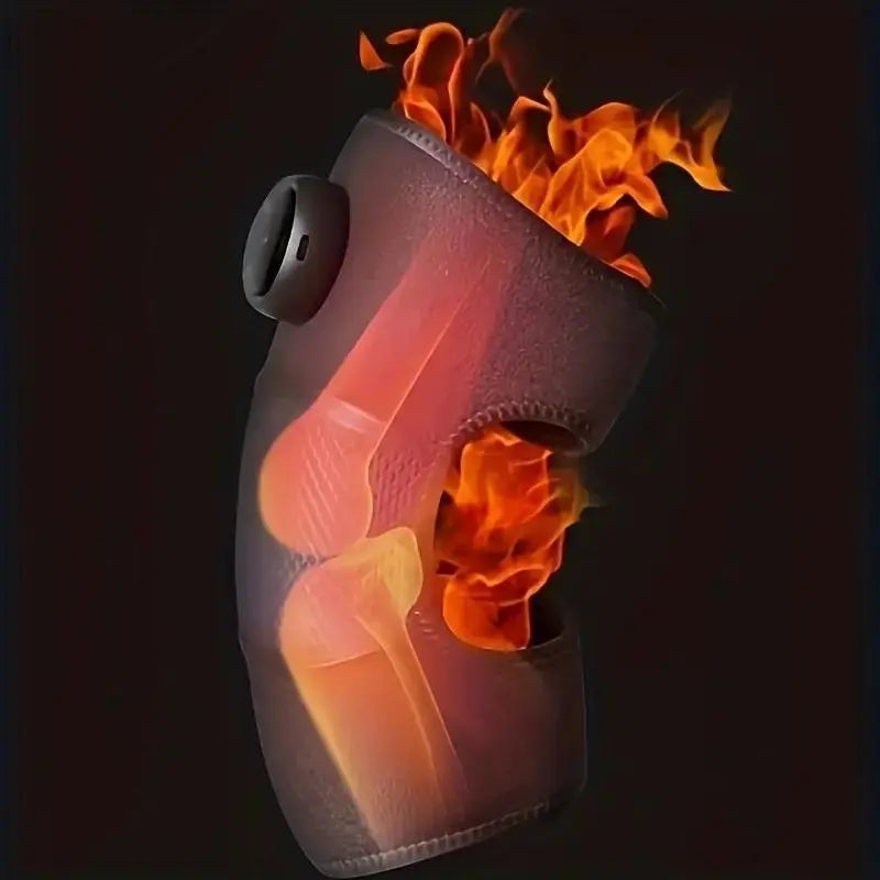 Heated Knee Massager Device, 1 Set Adjustable Modes Body Care Knee Warmer Pad with Charging Cable, Personal Care Appliances for Home & Travel