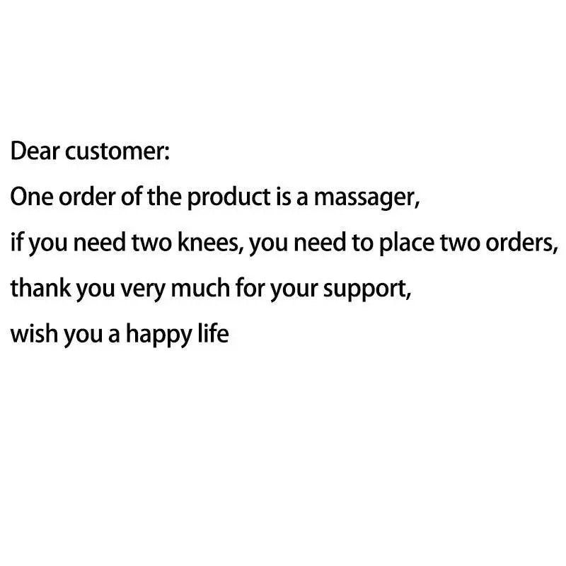 Heated Knee Massager Device, 1 Set Adjustable Modes Body Care Knee Warmer Pad with Charging Cable, Personal Care Appliances for Home & Travel