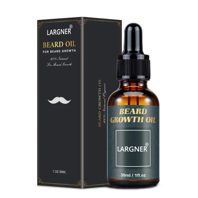Comfort Beard Care Kit, 6 Counts/Set Beard Styling & Hair Care Product for Men, Including Beard Oil Beard Shaving Brush Beard Comb Beard Shaping Tool