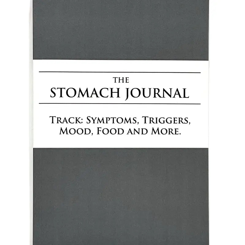 The Stomach Journal: Track Symptoms, Food, Mood, and More. Wellness Planner Allergy Diet Health Healing Heal GERD Gastritis Cancer Gut Mental