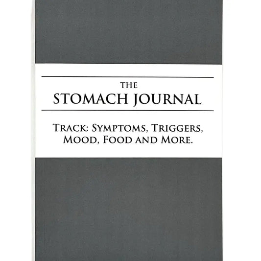 The Stomach Journal: Track Symptoms, Food, Mood, and More. Wellness Planner Allergy Diet Health Healing Heal GERD Gastritis Cancer Gut Mental