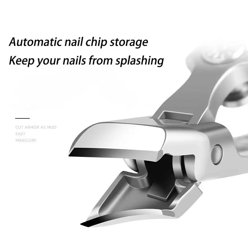 Nail Clippers and Nail Files Set, Ultra Wide Jaw Opening Nail Clipper Set, Ultra Sharpstainless Steel Nail Clippers for Tough Nails,Toenail Clippers with Safety Lock,Clippers for Fingernails Toenails, Pedicure, Men &Women Nail Care