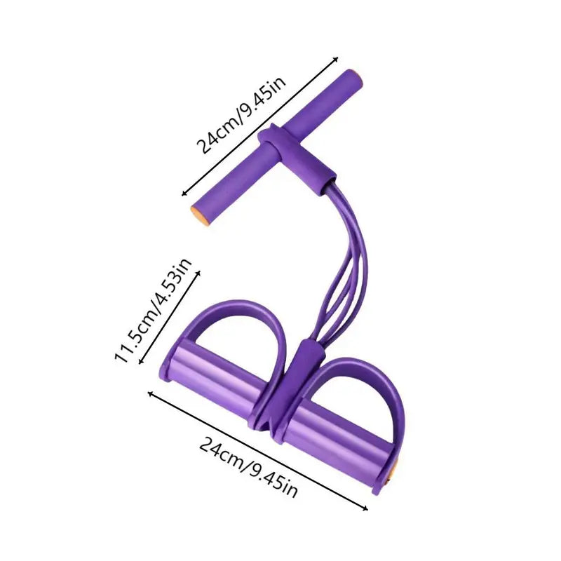 Pull Rope with Foot Pedal, Sit up Resistance Band, Resistance Training Equipment for Home Gym, Yogachallenge