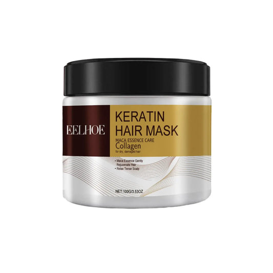 100G Keratin Hair Mask, 1 Count Hydrating Hair Care Mask, Hair Care Product for Dry & Damaged Hair, Back to School