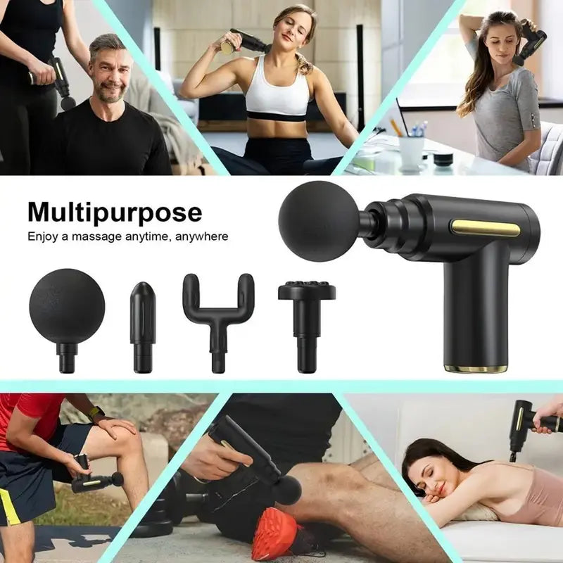 Portable Handheld Fascia Massage Machine, Body Care Muscle Massager, Body Hand & Foot Electric Massager, Relieve Anxiety Body Care Massage Machine, Summer Gifts for Her