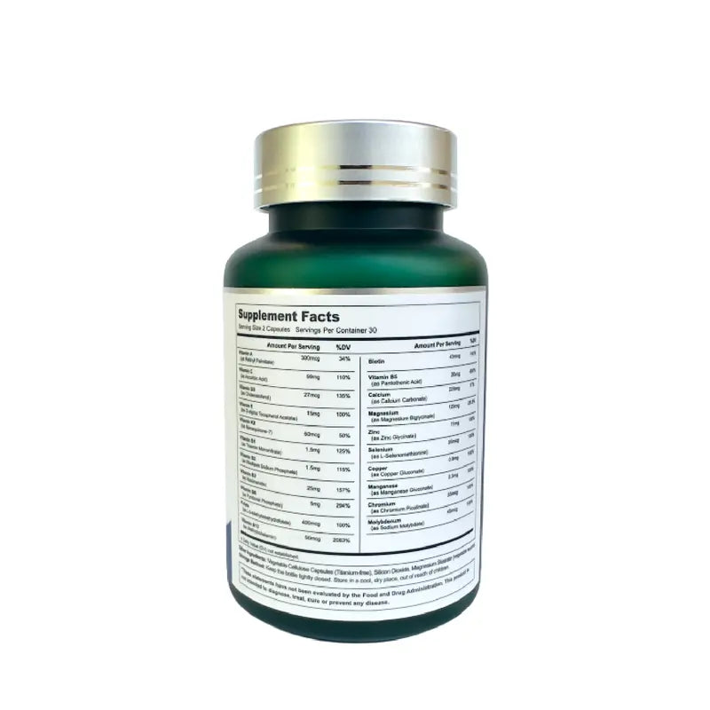 Flynew 21 All-In-One Support Vitamins & Minerals with Highly Potent Herbal Ingredients | Made in USA | 60 Capsules Dietary Supplement