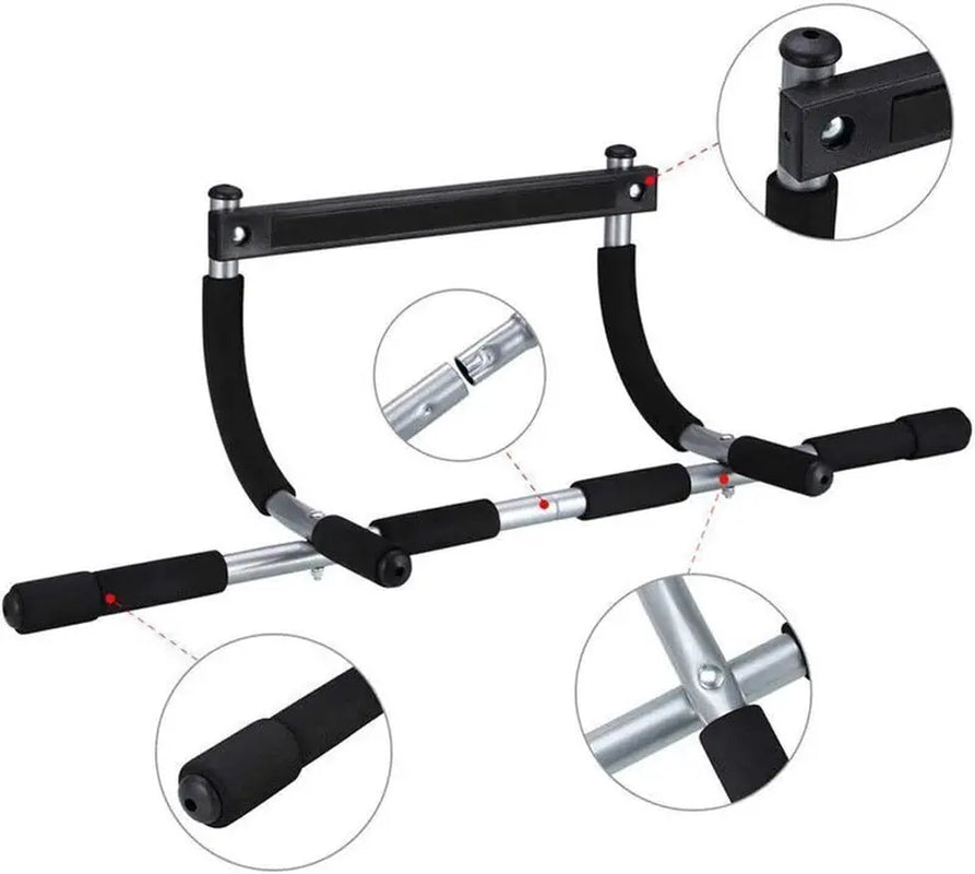 Wall Mounted Pull up Bar, 1 Piece Chin-Up Trainer, Home Workout Fitness Equipment, Abs Back Biceps and Shoulders Workout, Multifunctional Strength Training Equipment, Home Exercise for Men and Women, Home Gym, Gymtok