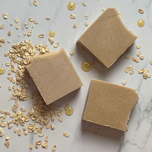 Natural Oatmeal and Honey Soap Hydrating Body Care Body Wash Moisturize Nourishing Cleanser Gentle Comfort