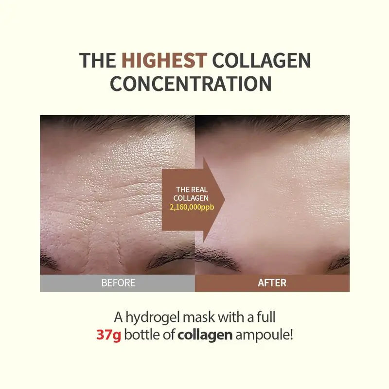 Qah-Deep Collagen Power Boosting Mask | the ORIGINAL OVERNIGHT COLLAGEN MASK | Lifting Mask with Collagen - 5PCS