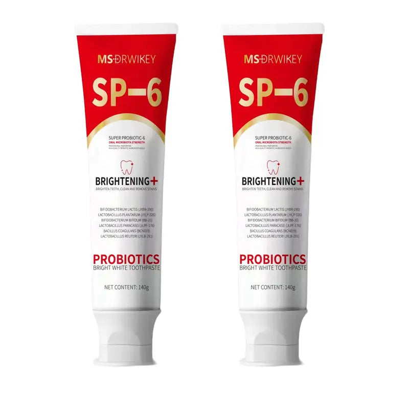 【+3$ Get 2 Pcs】Msdrwikey Super Probiotic-6 Toothpaste with 6 Probiotics Oalance Oral Microbiota Strength