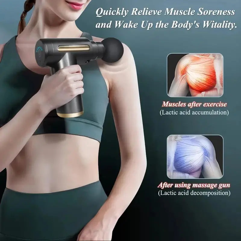 Portable Handheld Fascia Massage Machine, Body Care Muscle Massager, Body Hand & Foot Electric Massager, Relieve Anxiety Body Care Massage Machine, Summer Gifts for Her